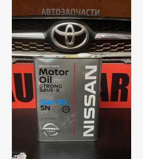 Моторное масло Nissan Strong SAVE-X SN 5W-30 4л KLAN505304